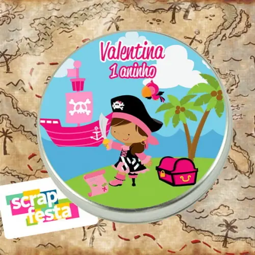 Latinhas Personalizadas Festa Pirata
