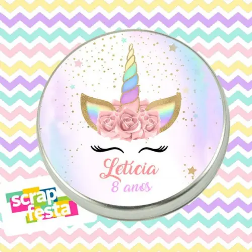 Latinhas Personalizadas Lembrancinhas Festa Unicórnio