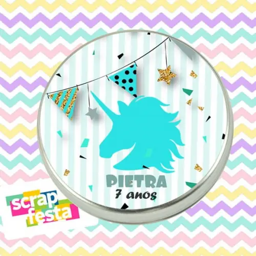Latinhas Personalizadas Lembrancinhas Festa Unicórnio