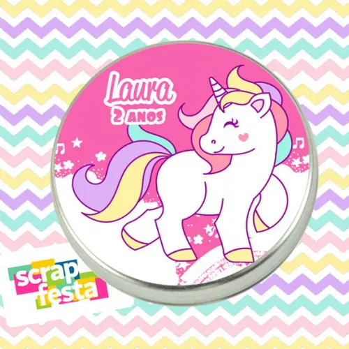 Latinhas Personalizadas Lembrancinhas Festa Unicórnio