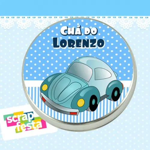 Lembrancinhas de Chá de Bebê Latinhas