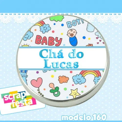 Lembrancinhas de Chá de Bebê Latinhas