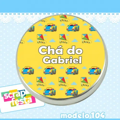 Lembrancinhas de Chá de Bebê Latinhas