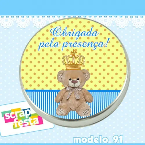 Lembrancinhas de Chá de Bebê Latinhas