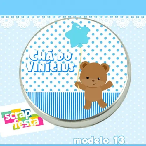 Lembrancinhas de Chá de Bebê Latinhas