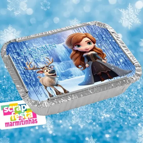Marmitinha Personalizada Festa Princesa Congelada Frozen