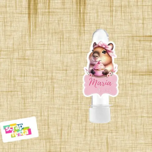 Tubete Personalizado Festa Capivara Cute