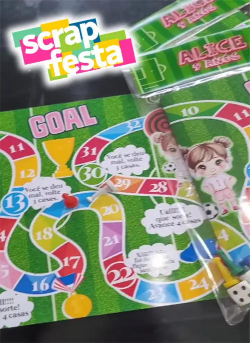 Jogo Tabuleiro Personalizado Festa Criador do Mundo