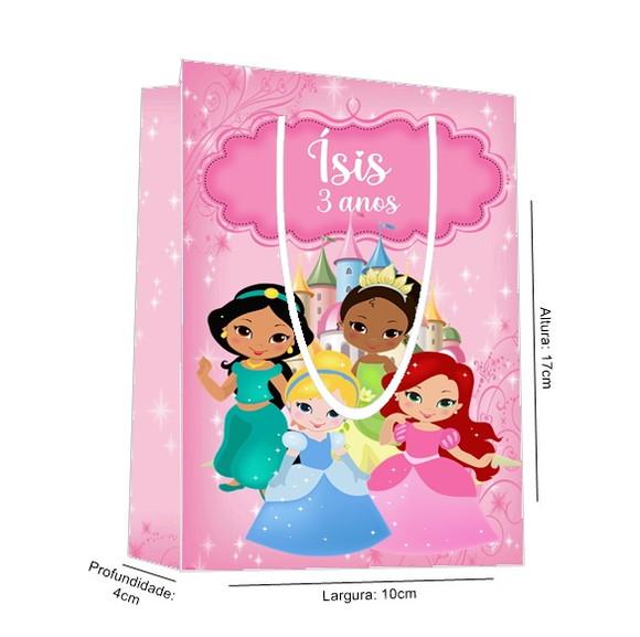 Sacolinha Princesas Disney Cute