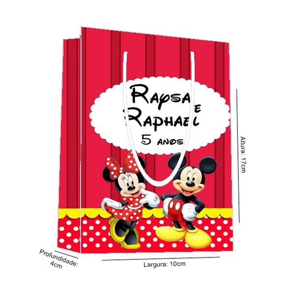Sacolinha Mickey e Minnie