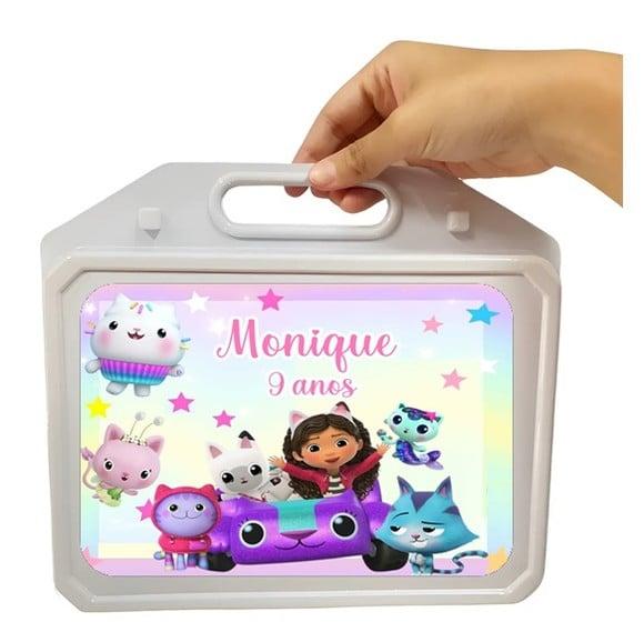 Maleta Personalizada Kit Festa na Escola Casa Mágica Gabby