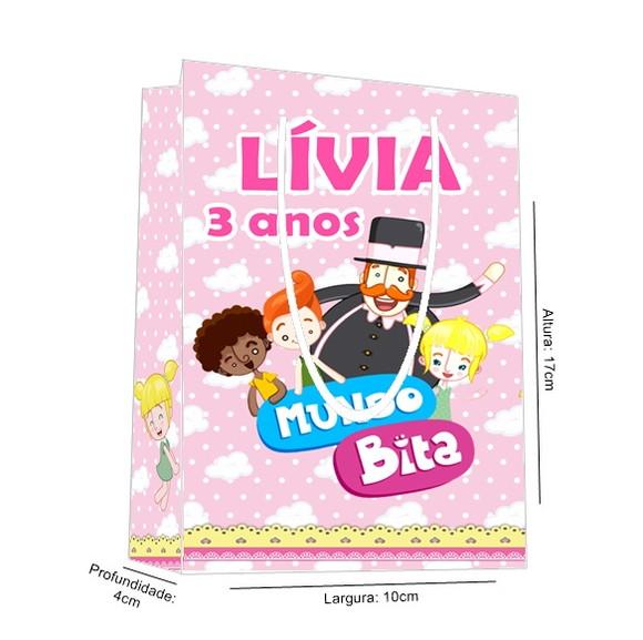 Sacolinha Mundo Bita Rosa