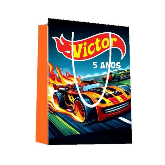 Sacola Hotwheels 22x15x5