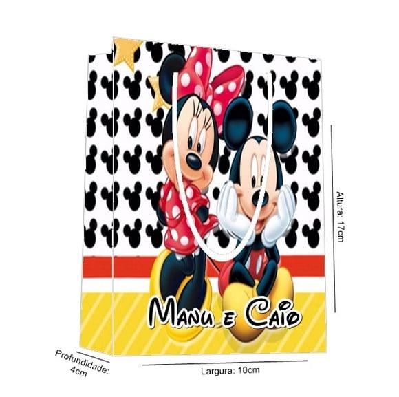Sacolinha Mickey e Minnie