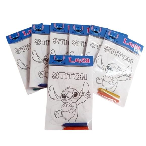 Mini Livro de Colorir 10x14 c/ 2 Giz Mini Giz