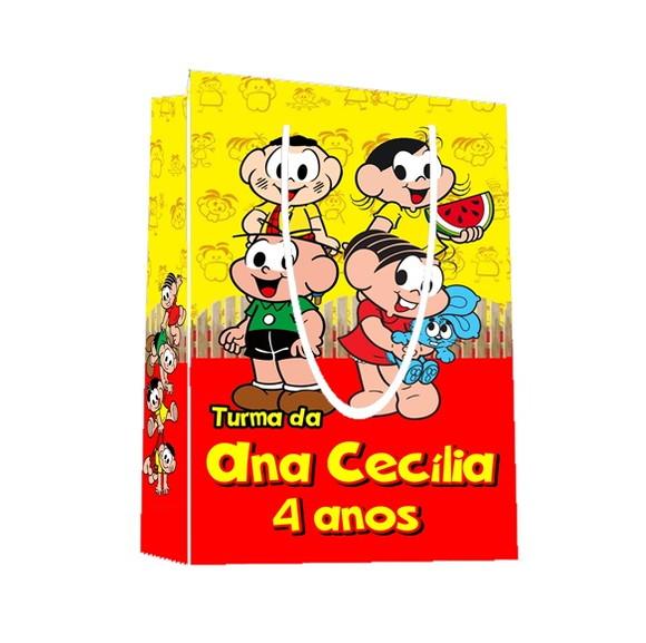 Sacola Mônica 22x15x5
