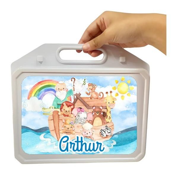 Maleta Personalizada Kit Festa na Escola Arca de Noé