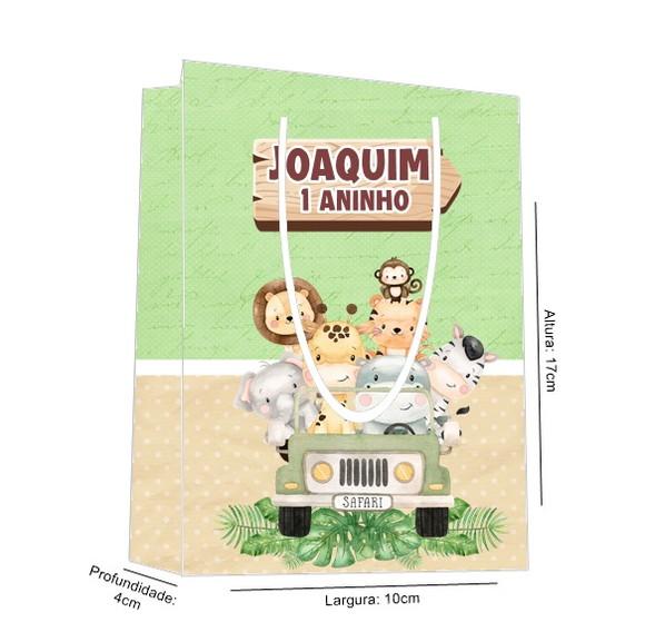 Sacolinha Safari Aquarela