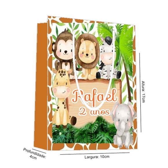 Sacolinha Safari Aquarela