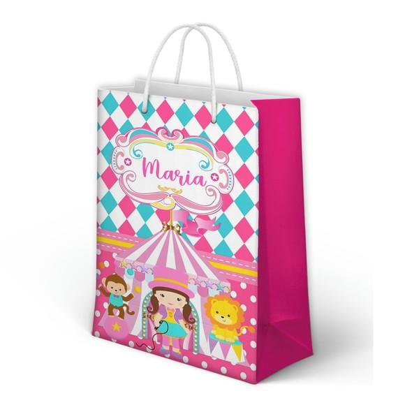 Sacolinha Circo Rosa