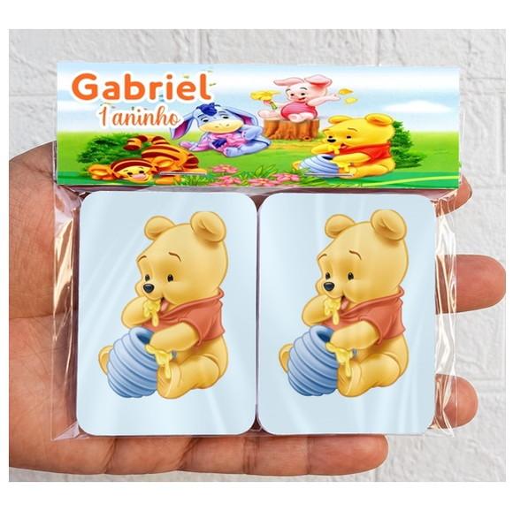 Lembrancinhas Jogo da Memória Ursinho Pooh