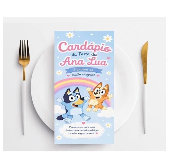 Menu Cardápio Personalizado