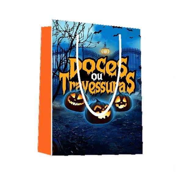 Sacola Doces ou Travessuras 22x15x5