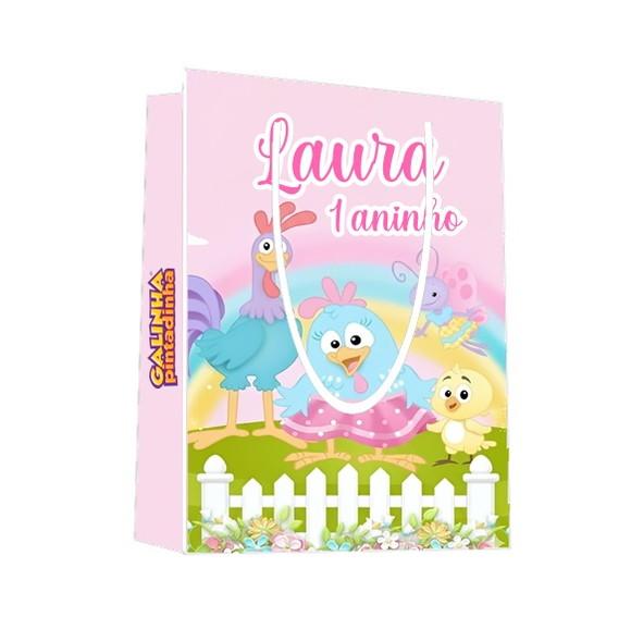 Sacola Galinha Pintadinha 22x15x5