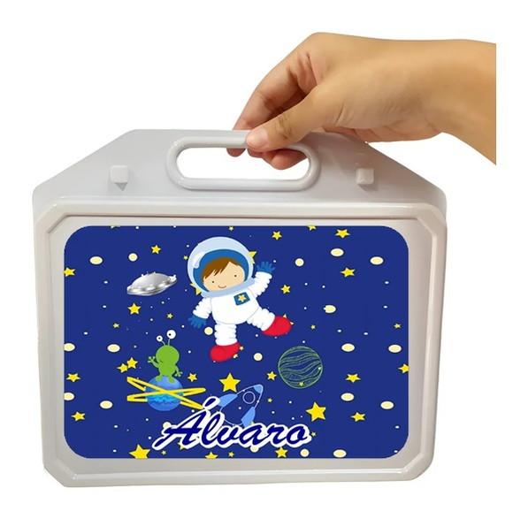 Maleta Personalizada Kit Festa na Escola Astronauta