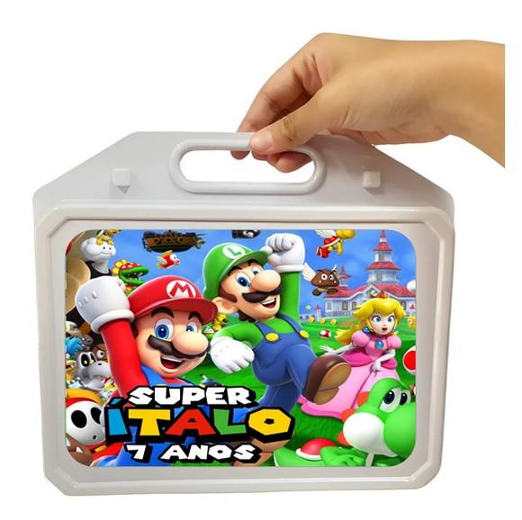 Maleta Personalizada Kit Festa na Escola Super Mário