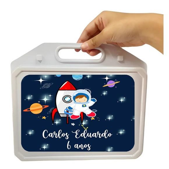 Maleta Personalizada Kit Festa na Escola Astronauta