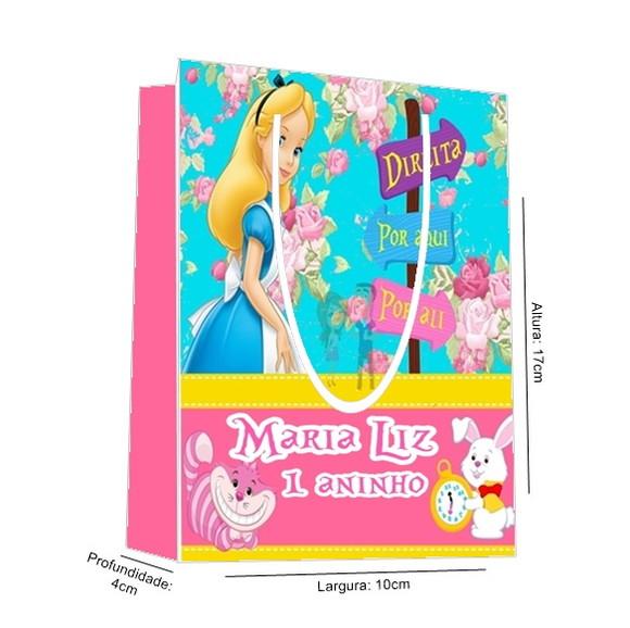 Sacolinha Alice no País das Maravilhas