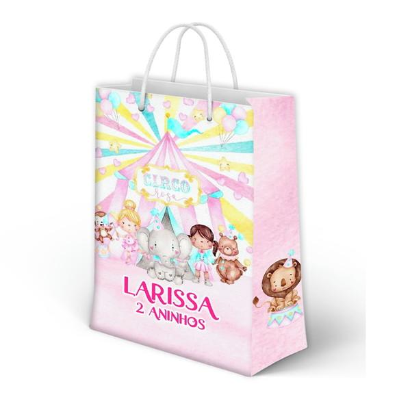 Sacolinha Circo Rosa