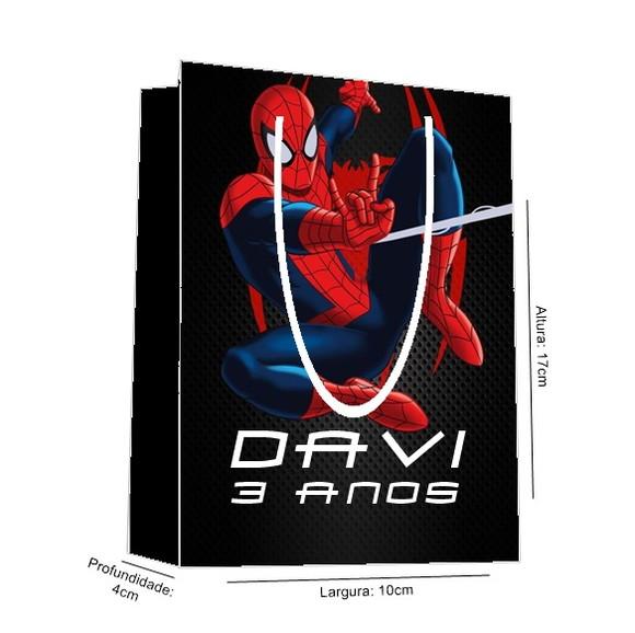 Sacolinha Homem Aranha