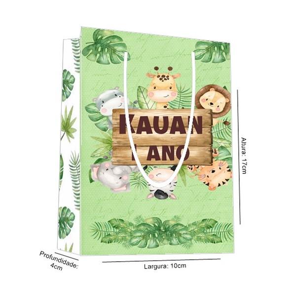 Sacolinha Safari Aquarela