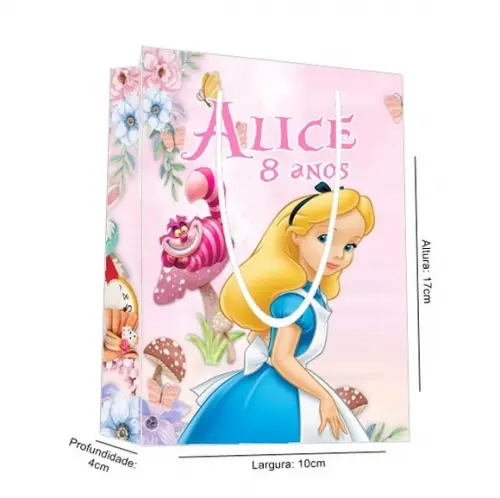Sacolinha Alice no País das Maravilhas