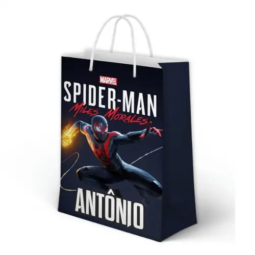 Sacolinha Homem Aranha Miles Morales