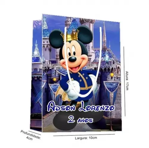 Sacolinha Mickey Realeza