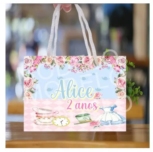 Sacola Alice no País das Maravilhas