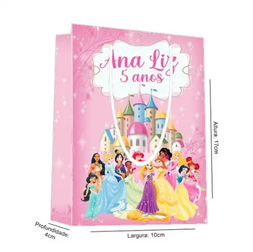 Sacolinha Princesas Disney