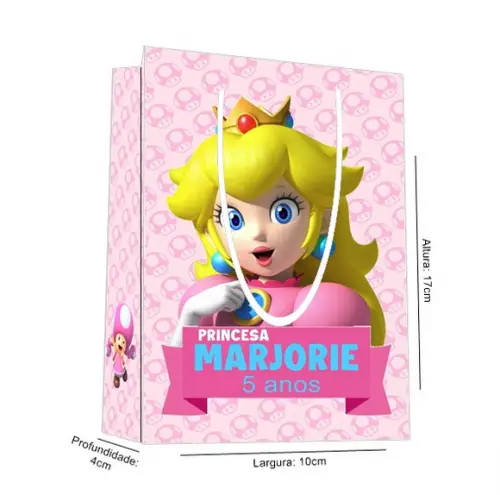 Sacolinha Princesa Peach