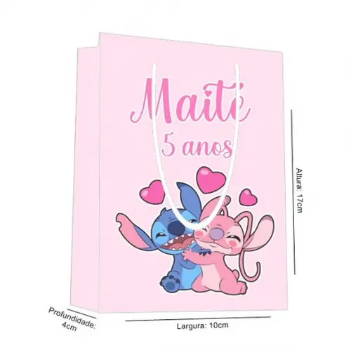 Sacolinha Lilo e Stitch