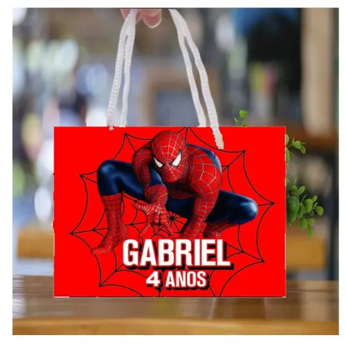 Sacola Homem Aranha
