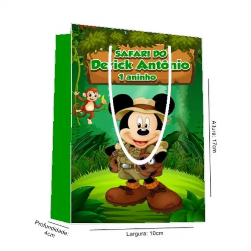 Sacolinha Mickey Safari