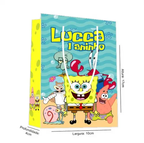 Sacolinha Bob Esponja