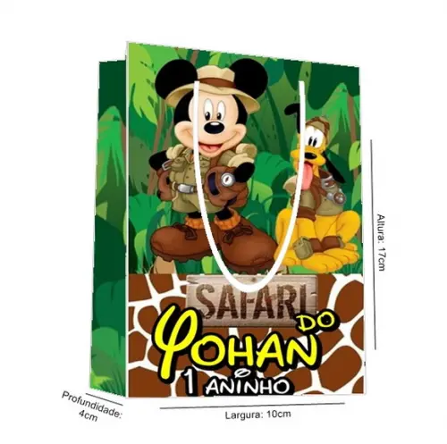 Sacolinha Mickey Safari