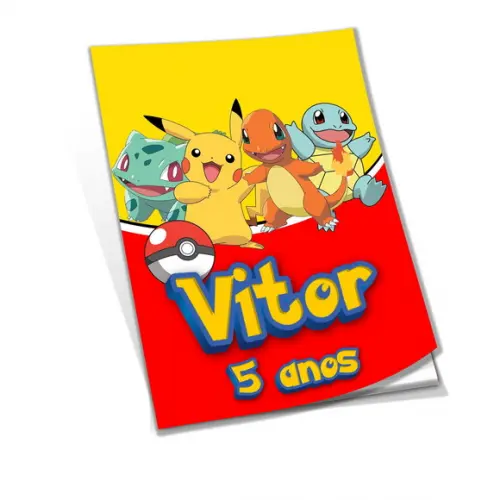 Livrinho de Colorir Pokemon 10x14