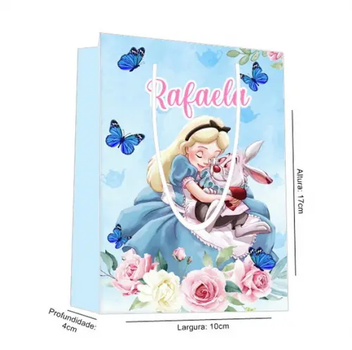 Sacolinha Alice no País das Maravilhas