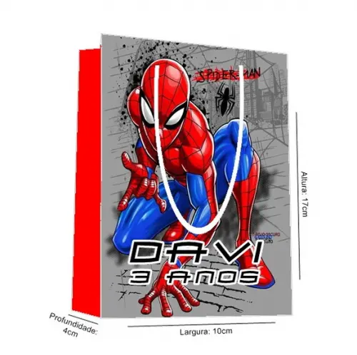 Sacolinha Homem Aranha