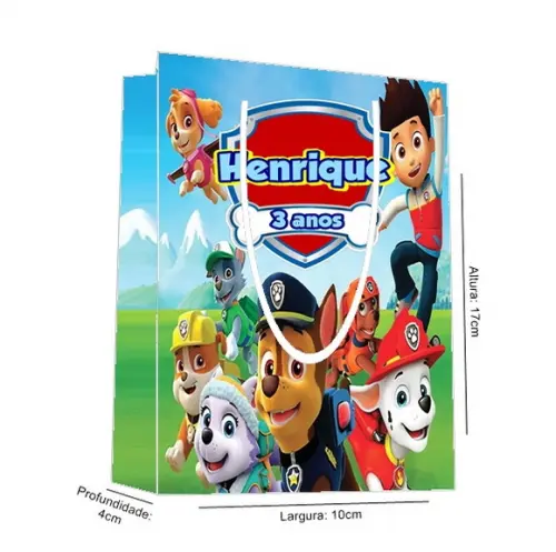 Sacolinha Patrulha Canina